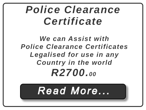 Police clearance Certificates